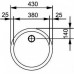 Franke Rambla RAN 610-38 3 1/2 '', 430 mm, Küchenspüle, Edelstahl 101.0361.012