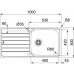 Franke Spark SKX 611-100, 1000x500 mm, Küchenspüle, Edelstahl 101.0464.042