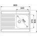 Franke Daria DSN 711 T ECO, 800x600 mm, Edelstahlspüle 103.0205.562