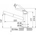 Franke FC 3055.084 ORBIT Küchenarmatur Zugauslauf, Steingrau 115.0623.141