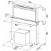 Franke Dawn FDW 908 IB WH Dunstabzugshaube, Edelstahl, Glas weiß 110.0368.794