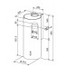 Franke Inselhaube TUNEL, FTU 3807 I XS 77 H V2, Edelstahl 110.0275.401