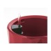 G21 Blumentopf mit Wasserspeicher Diamant rot 33cm 6392531