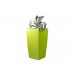 G21 Blumentopf mit Wasserspeicher Linea grün 39 cm 6392432