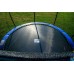 G21 SpaceJump Trampolin, 366 cm, blau, mit Sicherheitsnetz + gratis Leiter 69042691