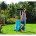 GARDENA Müllsackständer Gartenmobil fahrbar, aus Aluminium, für 120 Liter 0232-20