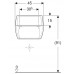 Geberit Publica Ausgussbecken,45x36x33,5cm, 367200000