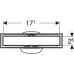 Geberit CleanLine Duschrinne, befliesbar, 10–35 mm 154.455.00.1