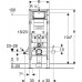 Geberit Duofix Element für Wand-WC, 112 cm, mit UP-Spülkasten 111.350.00.5