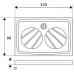 RAVAK GIGANT PRO Duschwanne 120x80 cm XA03G401010