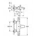 Grohe 34567000 THM-Wannenbatterie Grohtherm 800