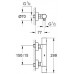 GROHE Grohtherm 1000 Cosmopolitan Thermostat-Brausebatterie chrom, DN 15, 34065000