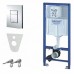 GROHE Rapid SL 3 in 1-Set Wand-WC-Element , Spülkasten GD 2" 38772001