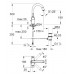 GROHE Grandera Waschtischarmatur, 1-Loch Montage, verchromt 21107000