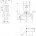 Grundfos In-Line Pumpe TP 32-30/4 B, 0.12 kW, 3 x 220-240D/380-415Y V, 220 mm 96401769