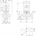 Grundfos In-Line Pumpe TP 40-60/2 B, 0.25 kW, 3 x 220-240D/380-415Y V, 250 mm 96401940