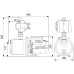 Grundfos JP 4-47 Hauswasserwerk + Drucksteuerung PM1 99515136