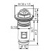 HEIMEIER Ersatz-Thermostat-Oberteil für Ventil-Heizkörper G 1/2"4333-00.301