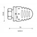 HERZ Thermostatkopf "MINI-turbo-H", mit Anschlussgewinde M 30 x 1,5 1920093