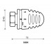 HERZ Thermostatkopf "MINI-turbo", mit Anschlussgewinde M 28 x 1,5 1920013