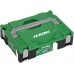 HiKOKI 402538 Transportkoffer HSC I, Kunststoff, Grün/Schwarz, 395 x 295 x 105 mm