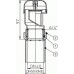 HL Rohrbelüfter DN40 mit T-Stück