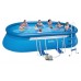 INTEX OVAL FRAME POOL 6,10 x 3,66 x 122 m mit Kartuschenfilterpumpe 26194