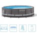 Intex Swimming Pool Frame Ultra Rondo 488x122 cm - Komplettset, 26322NP