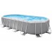 INTEX Prism Frame Oval Premium Pools Schwimmbad 610 x 305 x 122cm filterpumpe 26798NP