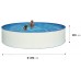 STEINBACH Stahlwandpool Set Nuovo 350 x 120 cm 011101