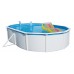 INTEX Stahlwandpool Set Nuovo de Luxe oval 640 x 366 x 120 cm 011271 ohne Filteranlage