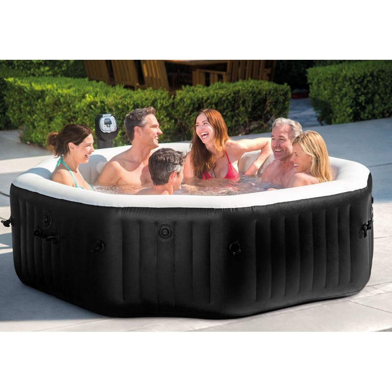 INTEX Jet & Bubble Spa Deluxe Octagon Whirlpool, 6 personen 