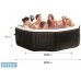 INTEX Jet & Bubble Spa Deluxe Octagon Whirlpool salzwassersystem, für 6 personen 28456