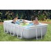 INTEX Prism Frame Rectangular Premium Pools Set 488x244x107cm mit filterpumpe 26792NP