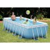 INTEX PRISM FRAME Rectangular POOL 400 x 200 x 100 cm mit Kartuschenfilteranlage 28316GN