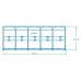 INTEX Graphite Panel Pool Set 478 x 124 cm, 28382GN