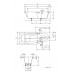 Kaldewei MINI rechts 830 Badewanne 157 x 75/50 x 43 cm, Perl Effekt 224600013001