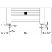 Kermi Elektro-Heizstab weiß 150 Watt / AC 230 V, ZE00660031