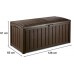 Ausverkauf KETER GLENWOOD 390L Kissenbox Auflagenbox 128 x 65 x 61 cm, anthrazit 17193522