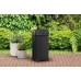 KETER BALTIMORE 125L Abfalleimer, 41 x 41 x 87,4 cm, grau 17206192