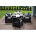 KETER BAHAMAS FIESTA Lounge-Set, graphit/grau 17205477