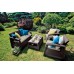 KETER BAHAMAS Lounge-Set, braun/beige 17202269