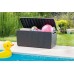 KETER CAPRI 305L Garten-Aufbewahrungsbox 123 x 53,5 x 57 cm, graphit 17201486