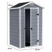 B-Ware KETER MANOR 4 x 3 Gartenhaus DD 17192190 - beschädigter Teil