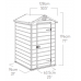 B-Ware KETER MANOR 4 x 3 Gartenhaus DD 17192190 - beschädigter Teil