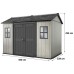 B-WARE KETER OAKLAND 1175 SD Gartenhaus, 350 x 229 x 254 cm, grau, beschädigte Verpackung