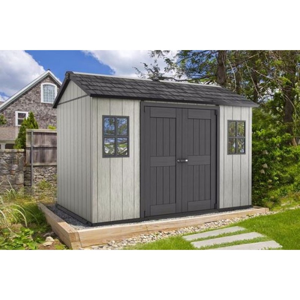 KETER OAKLAND 1175 SD Gartenhaus grau/anthrazit 17204172