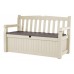 KETER EDEN GARDEN BENCH 265L Gartenbank/Kissenbox 140 x 60 x 84 cm, beige/braun 17190198