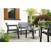 KETER EMILY PATIO Lounge-Set 7-teilig mit Sitzauflagen, graphit/grau 17209816