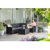 KETER ELODIE CORNER 6 SEATER Ecksofa-Set, graphit/grau 17210758